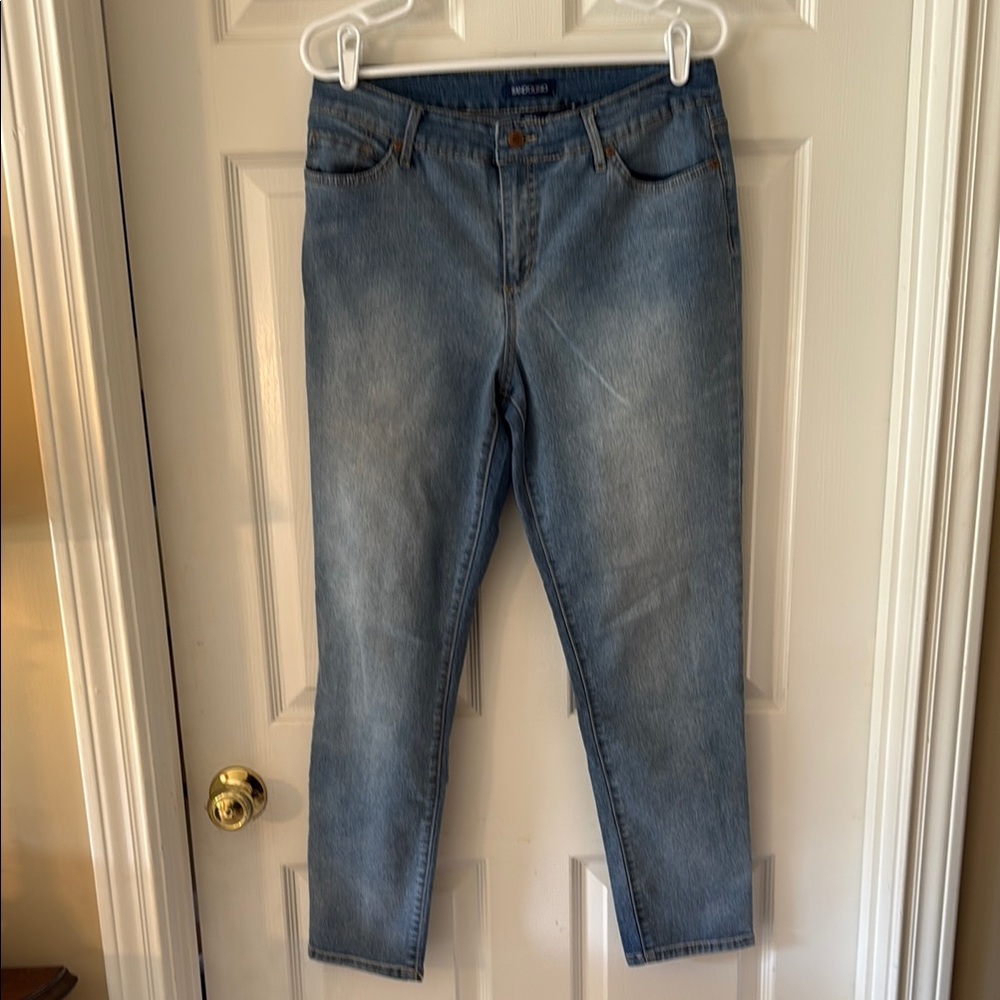 Bandolino Blue Straight Leg Jeans Classic Denim